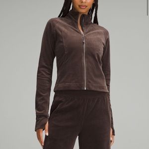 Lululemon Velvet scuba track jacket